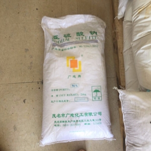 亞硫酸鈉，Na2SO3